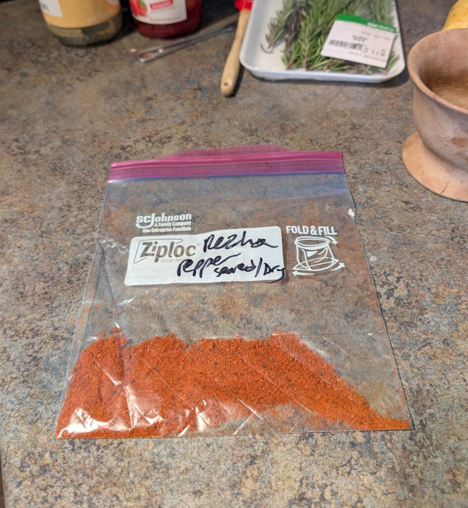 Smoky red paprika powder made from Macedonian grilling peppers. Delicious paprika! Hot and spicy. I review this type of pepper plant well.